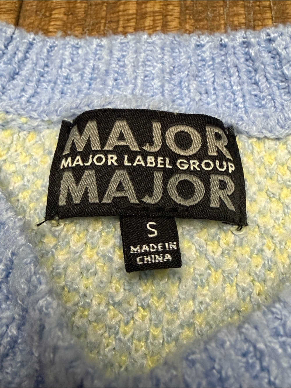 Pastel Blue Floral Crewneck Sweater - Picture 3 of 7